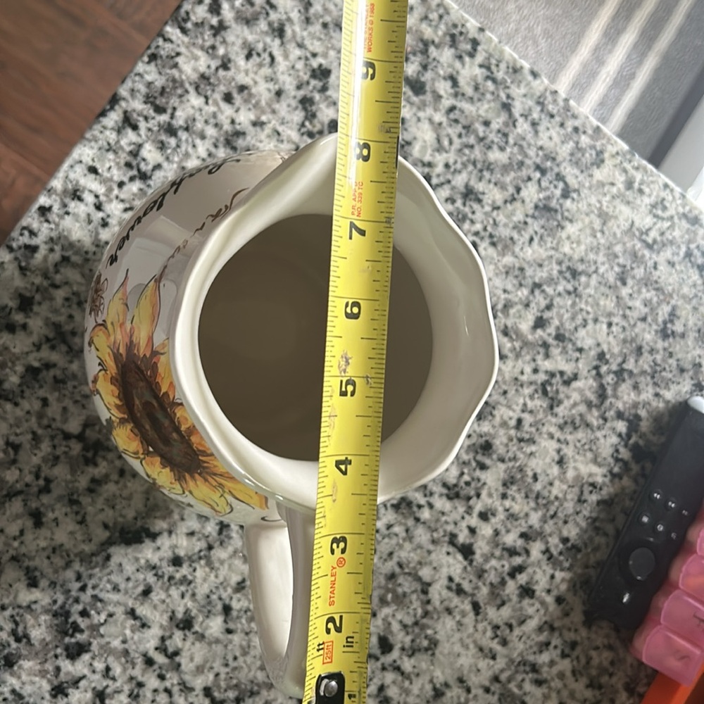 Beautiful Sunflower 🌻 Pitcher for sale. - Picture 7 of 7